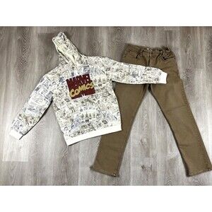 Marvel Comics Hoodie Boys Size Xl with Cat & Jacks Pants Size 16